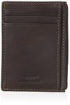 Dopp Men's Regatta Front Pocket Get-Away Minamalst Slim Wallet, Mahogany, One Size
