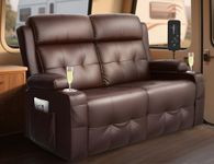 Tiooii RV Loveseat Recliner Sofa, O