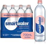 smartwater Strawberry Blackberry, Vapor Distilled Premium Bottled Water, 23.7 Fl Oz, 12 Pack, Strawberry Blackberry, 23.7 Fl Oz (Pack of 12), 23.7 Fl Oz (Pack of 12)