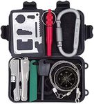 Outdoor Survival Kit 7 in 1,Mini Em