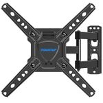 MOUNTUP Full Motion TV Wall Mount for Most 26-50 Inch TVs, Max VESA 300x300mm Wall Mount TV Bracket with Swivel Tilting Extension Level Adjustment for LED LCD Flat Curved TVs Up to 53 LBS MU0018