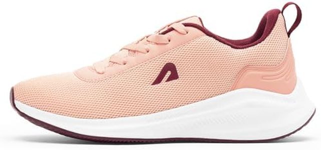 Boldfit Running Shoes For Women Training Women Shoes Sports Shoes For Women Anti Slip Sports Shoes For Girls With Soft Sole Extra Grip Gym Shoes For Women For Workout Women Sports Shoes Peach Red UK 7