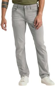 True Classic Mens Jeans - Relaxed Fit Stretch Jeans for Men, Straight Leg, Ultra-Soft Premium Fabric - Medium Gray, 30W X 36L