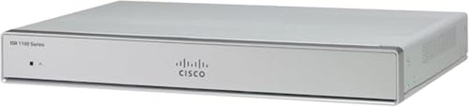 Cisco C1111-4P Integrated Services Router with 4-Gigabit Ethernet (GbE) Dual Ports, GE WAN Ethernet Router, 1-Year Limited Hardware Warranty (C1111-4P)