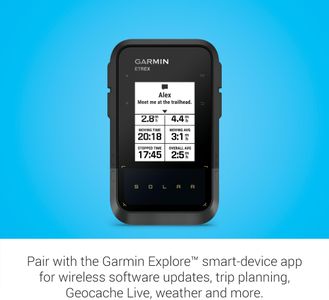 Garmin eTrex Solar Outdoor GPS Handheld – Solar Powered, Multi-GNSS, 2.2" Screen