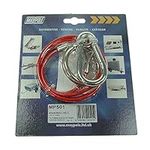 Maypole 1m x 3 mm Red PVC Breakaway Cable For Braked Trailers and Caravans