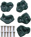 HIKS Plastic Climbing Stones Holds & Grips, Ideal For Climbing Frames, Tree Houses And Kids Climbing Walls (Pack of 5 Grips)