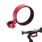 Bike Cup Holder, Aluminum Alloy Bicycle Water Bottle Holder Tea Coffee Cup Cage Cycling Accessory Dia 76mm(red)