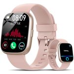 Alexa Smart Watch for Men Women, 1.83" HD Fitness Watch with Bluetooth 5.3 Call, New Smartwatch with Heart Rate/Sleep/Stress Monitor/110+ Sport, IP68 Waterproof Activity Tracker for Android iOS, Pink