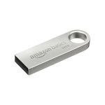 Amazon Basics 64 GB Flash Drive | USB 3.0 | Upto 150 MB/s | Silver