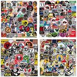 200 PCS Hard Hat Stickers for Tool Box, Helmet, Funny Stickers for Adults, Vinyl and Waterproof Decals for Mechanics, Electricians, Union, Oilfield, Construction, Welders