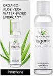 Penchant Organic Aloe Vera Lube - Personal Lubricafication for Women and Men - Water Resistant Sex Lube - Natural Moisturizing Lubricant Gel for Couples - Made Without Paraben and Glycerin 4oz