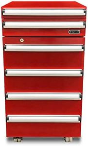 Whynter TBR-185SR 1.8 cu. ft. Portable Tool Box Refrigerator with 2 Drawers and Lock, One Size, Powder Coated Red