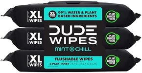 DUDE Wipes Flushable Wet Wipes Disp