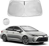 Windshield Sun Shade Window Sunshade Custom Fit Toyota Corolla Accessories 2025 2024 2023 2022 2021 2020 (Not for Corolla Cross) Car Sun Visor UV Protector for Corolla Shield Cover Keep Cool