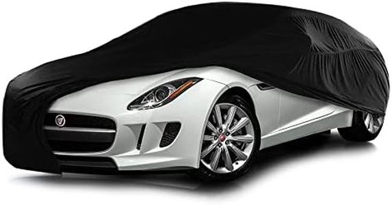 Cosmos - Indoor Car Cover Compatible with Main Coupé Models, Elastic, Breathable and Dustproof Fabric, Soft Lining, Snug Fit, Black