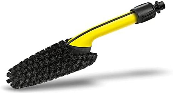 Kärcher 26432340 Alloy Wheel Wash Brush for Pressure Washer Accessory, Black, Yellow, L:422 x W:80 x H:101 (mm)