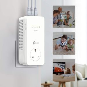 TP-Link AV1300 Powerline Adapter – Gigabit Ethernet, Plug & Play