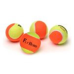 Flybomb Tennis Balls for Beginner Children Kids Tenins Training Ball Decompression 50% 25% Teenager Indoor Squash Ball (20 PCS, Orange)
