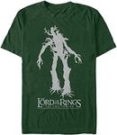 WARNER BROS Lord of The Rings: The Two Towers Tree Beards Young Men's Short Sleeve Tee Shirt, Dark Green, Large