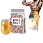 Five Flavors Goji Berry Tea, [Men's Essentials] Essential Pure Chinese Herbal Medicine for Men,Four Famous Five Flavors Wolfberry Tea, Chinese Kidney Care Tea (1BOX)