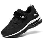 MEHOTO Kid Shoes for Boys Girls Running Sneakers Air Tennis Walking Jogging Athletic Sport Lightweight Breathable Sneakers Blackwhite Little Kids Size 1.5