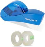 Eagle Automatic Tape Dispenser, Tape Gun, Single Handheld Design, Free 1 Roll of 0.5 Inch (12 mm) and 1 Roll of 0.75 Inch (19 mm) Tapes（Blue）