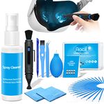 VR Headset Cleaning Kit, VR Lens Cleaner, Lens Pen Cleaner Kit for Oculus Quest 2/Hololens 2/Xbox/PS4/Wii, Cleaning kit for Camera Game Controller VR Accessories, Phone Cleaning Kit