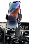 woleyi CD Slot Phone Holder for Car, Car Phone Holder CD Player Mount [Height Adjustable] with One Button Release Clamp for iPhone 15 Pro Max Plus 14 13, Samsung, Huawei, All 4-7" Smartphones