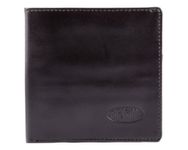 Big Skinny Men's RFID Blocking World Leather Bi-Fold Slim Wallet, Black
