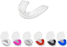 Mouthguard Slim Fit, Junior Gum Shield with Case for Kids Youth for School Combat Sports, MMA, Rugby, Judo, Karate, Hockey, Soccer, MMA Boxing, Martial Arts, Basketball & All Contact Sports