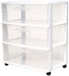 HOMZ 3-Drawer Cart Organizer, Plast