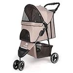 Wedyvko Pet Dog Stroller, 3 Wheels 