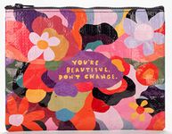 Blue Q Bags, Zipper Pouch, You're Beautiful Don't Change by Blue Q