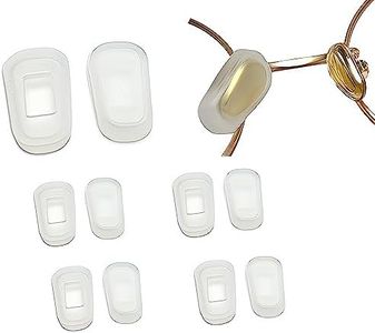 BEHLINE 5 Pairs Slip-on Nose Pads Covers,Soft Silicone Eyeglasses Nose Pads Anti-Slip Glasses Nose Piece,Eyewear Protective Covers Eye Pads, Nose Bridge Pads Nose Guards Eye Glasses Repair Kits