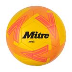 Mitre Impel L30P Football, Highly Durable, Shape Retention, Yellow/Orange, 5