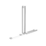 Grab Bar 90 Degree L Shape in Chrome Finish Stainless Steel