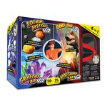 Abacus Brands Virtual Reality 4 in 1 Deluxe VR Lab - Illustrated Interactive VR Book and STEM Learning Activity Set (Solar System, Dino-Dig, Crystal and Volcano)