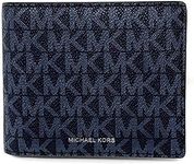 Michael Kors Men's Cooper Billfold with Pocket Wallet, ADMRL/PLBLUE, Billfold Pocket