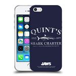 Head Case Designs Officially Licensed Jaws Quint's Shark Charter I Key Art Soft Gel Case Compatible With Apple iPhone 5 / iPhone 5s / iPhone SE 2016