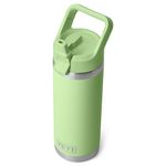 YETI Rambler C Straw Bottle, Stainless Steel Vacuum Insulated Bottle with Straw Cap, Key Lime, 18 oz (532 ml)