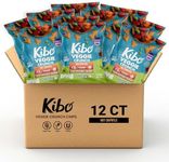 Kibo Veggie Chips Hot Chipotle Flavor - Plant-Based Protein, Gluten-Free, Non-GMO, Vegan-Friendly - Fun Crunchy Bite-Sized 3D Triangles - Light, Crunchy Texture - Made with REAL Veggies - 12 Pack