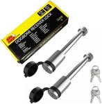 BIG RED ATRMT9137R Torin 2 Pack Hitch Lock Pin, 5/8 Inch Trailer Receiver Locking Pin for 2"/2.5" Receiver, Tow Hitch Locks with Keys for Car, Truck and Towing