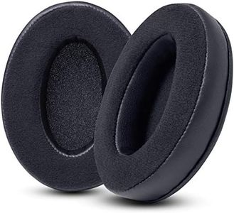 WC PadZ Velour - The Ultimate Upgraded Earpads by Wicked Cushions - Compatible with Audio Technica, HyperX, SteelSeries Arctis & More - Extra Thick - Bigger Opening - Softer Memory Foam | (Black)