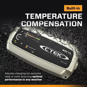 CTEK MXS 10 12V Battery Charger – Smart Automatic Charging