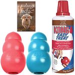 Kong USA Kong Puppy Medium Chew Toy and Easy Treat Liver Bundle(4 Pack)