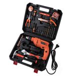 Cheston Electric 650W Powerful Impact Drill Machine Cum Screwdriver Kit 13mm Chuck with 28 Pieces Tools and Accessories (EID200 Tool Kit)