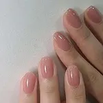 ANDGING Short Oval Press on Nails N