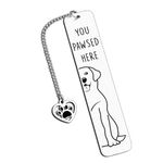 Dog Lover Gifts for Women Men, Dog Bookmarks for Book Lovers Cute Bookmarks for Reading Women Bookish Gifts Anime Bookmark Christmas Stocking Stuffers for Women Men Readers Birthday Valentines Gifts