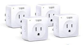 TP-Link Tapo Smart Plug Mini, Smart Home Wifi Outlet Compatible with Alexa Echo & Google Home, No Hub Required, New Tapo APP Needed (P100 4-pack)